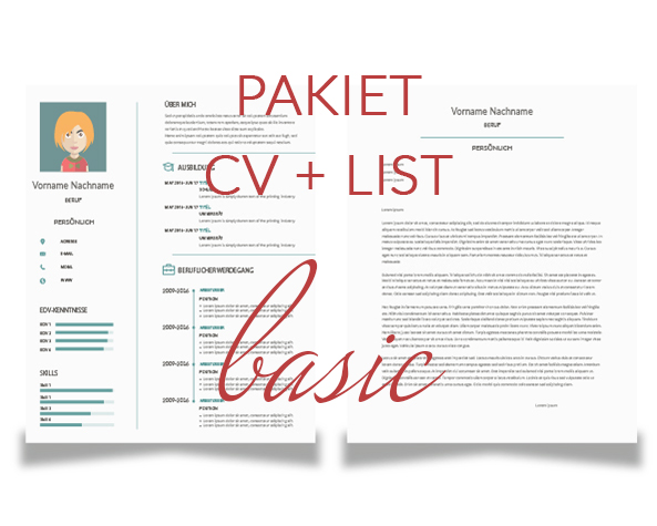 Pakiet CV + List motywacyjny Basic